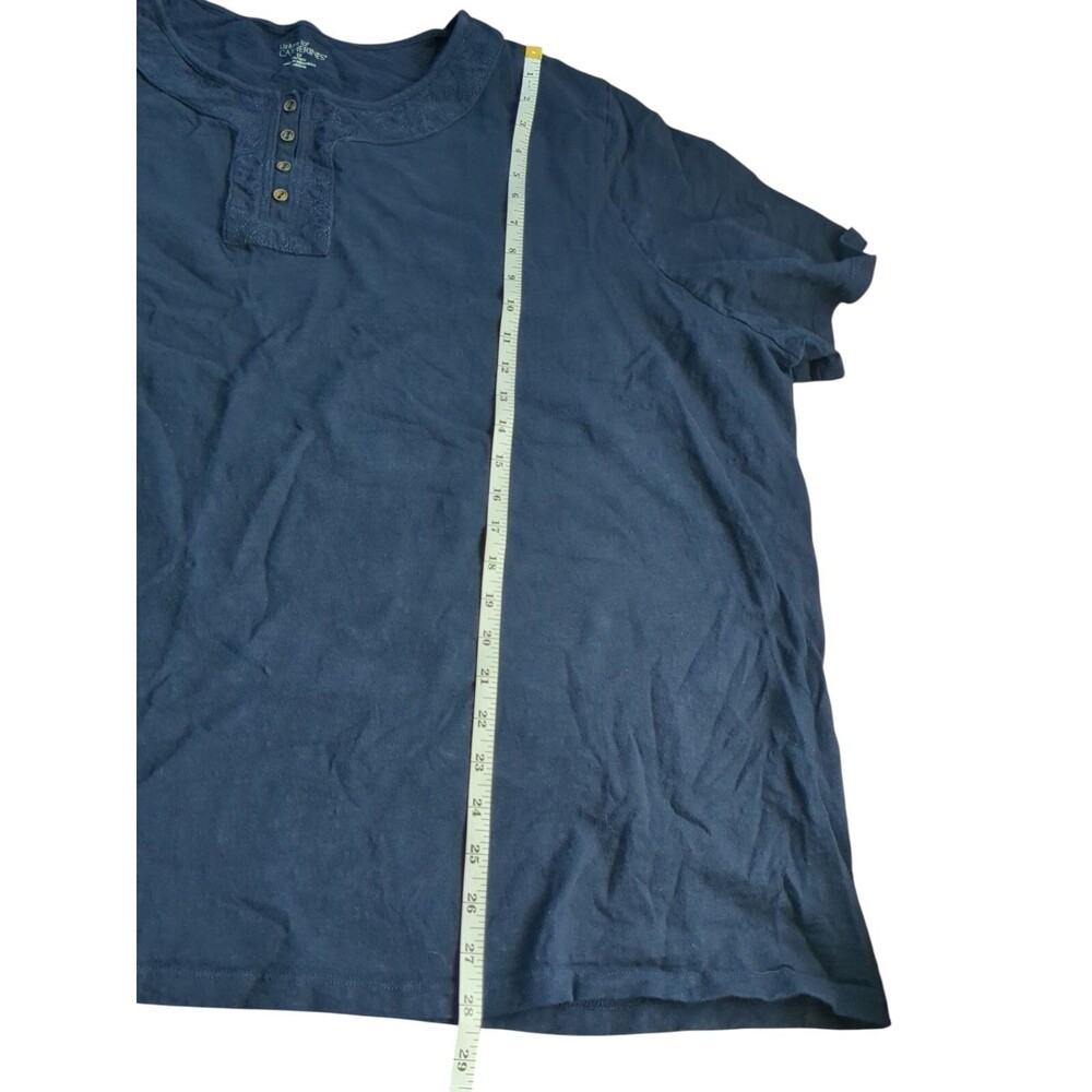 Catherines Liz And Me Pull-On Tunic Navy Blue Size 5X 34W 36W - Picture 3 of 9